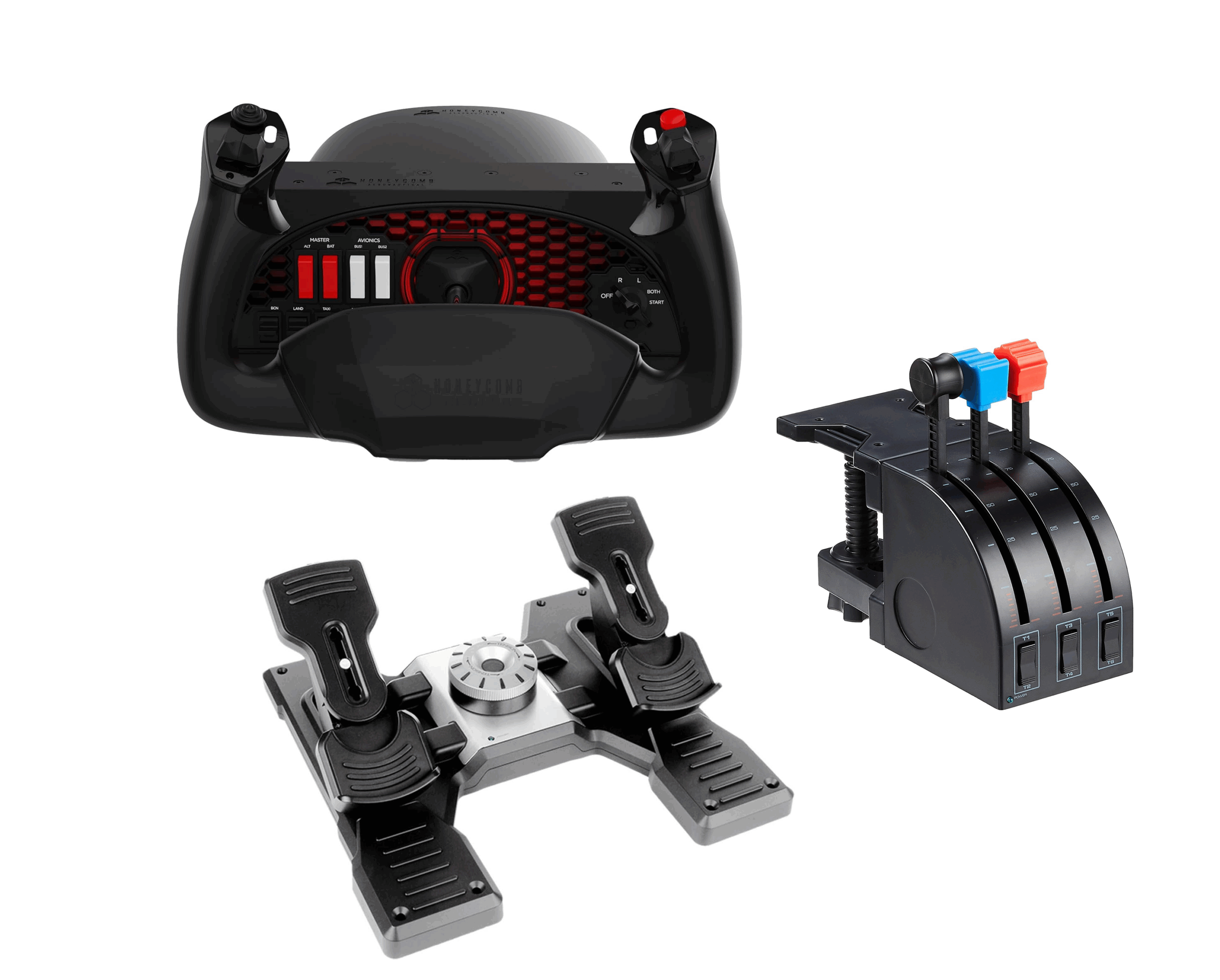 Controller - Honeycomb Yoke + Logitech Pedals/Throttle